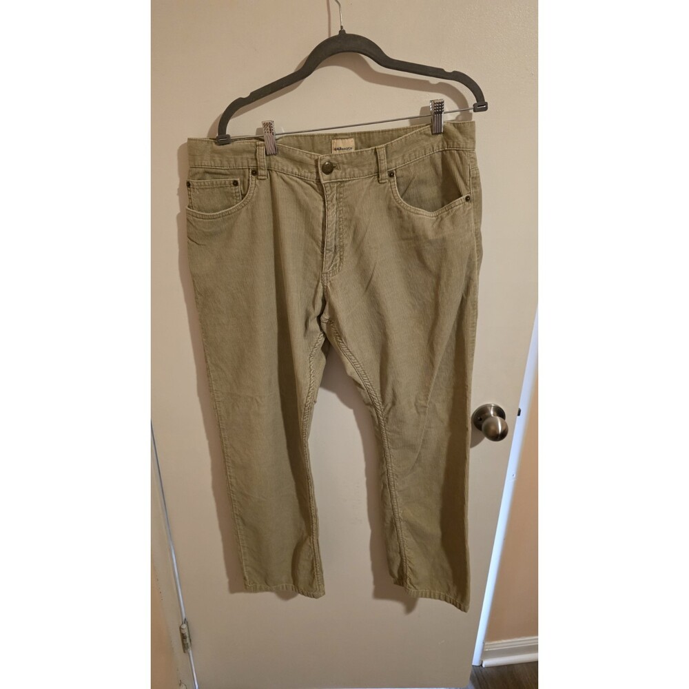 G.H. Bass & Co. Pants Mens 36x29 Tan Corduroy Straight Leg Y2K Casual Preppy